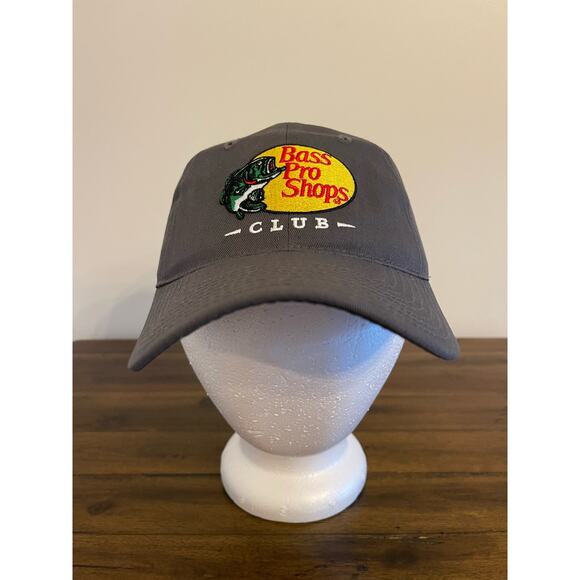Bass Pro Shop Club Gray Adjustable Hat - Picture 1 of 5